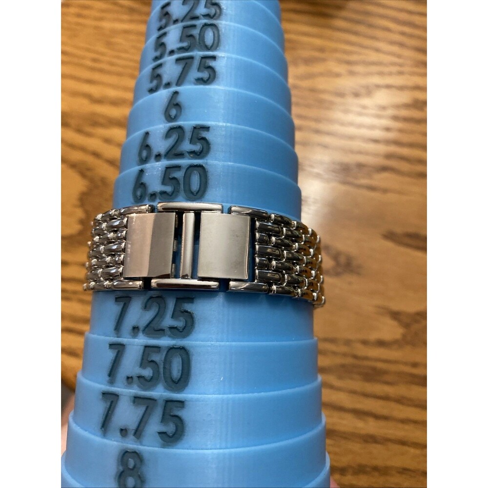 FMD Silver Square Watch Metal Band - Picture 7 of 14